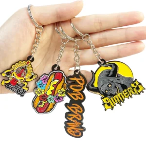 Enamel Keychains with Logo