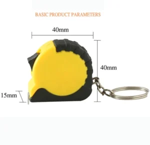 Mini Retractable Tape Measure Keychain