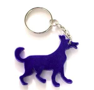 Dog Shape Bottle Opener Keychains