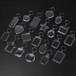 Acrylic Frame Photo Keychain