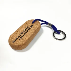 Customized Cork Keychain with Logo
