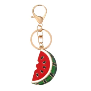 Vintage Fruit Enamel Keychain