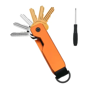 Compact Aluminum Key Chain Organizer