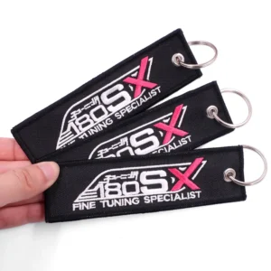 Embroidered Keychain Tag
