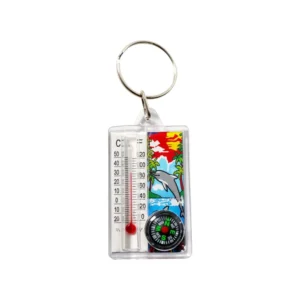 Multi-function Outdoor Compass Keychain