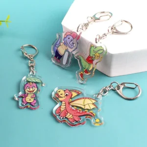 Holographic Bubble Tea Keychain